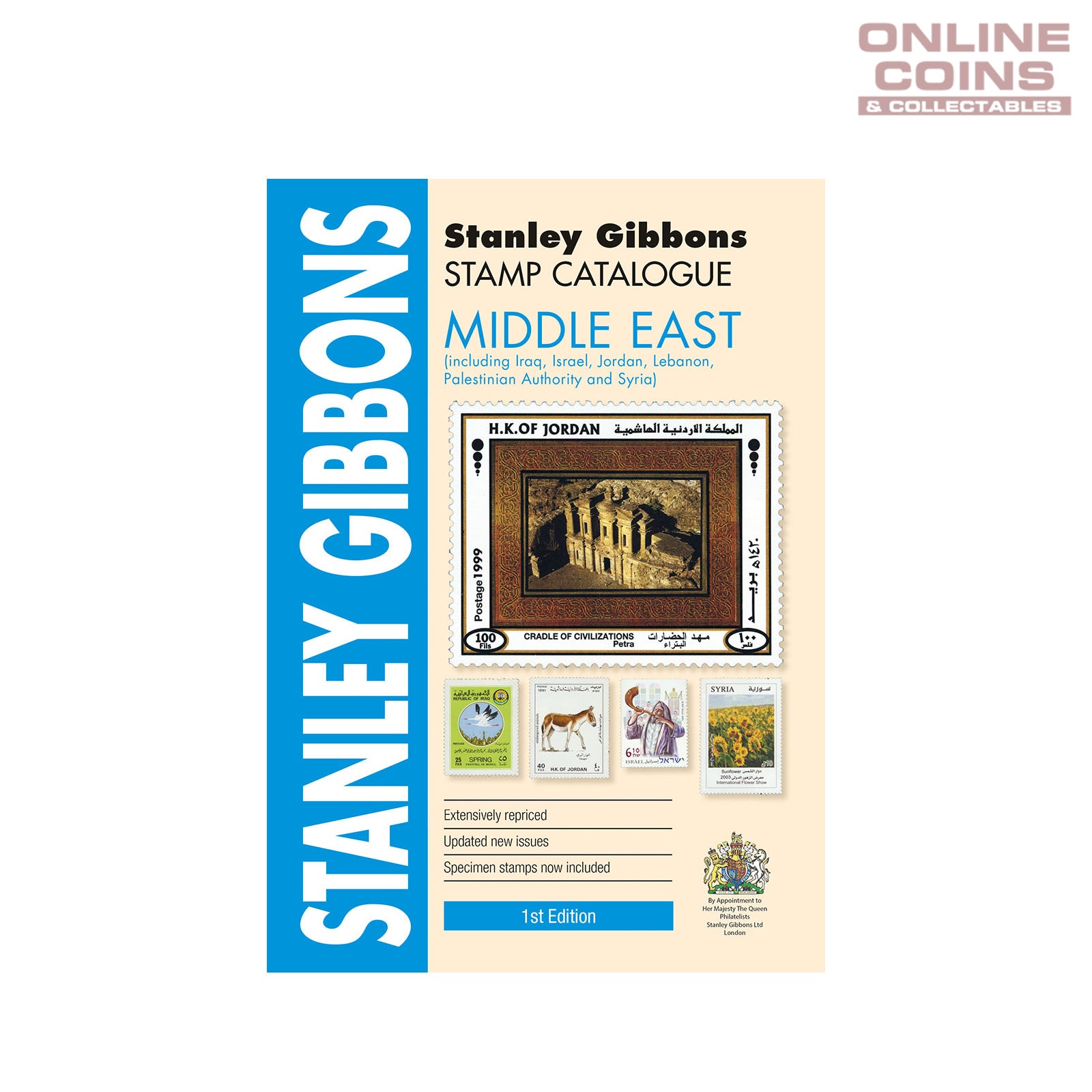 2018 Stanley Gibbons - Stamp Catalogue Middle East Soft Cover Book 1st Edition
